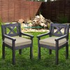 Aoodor Outdoor Chair Cushion Soft and Fade-resistant Polyester, Two Sets of  Ties for High Adaptability, Set of 4 - 2 of 4