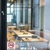 Juvale 4-Pack 5.5 x 5.5 Inch No Smoking Signs for Business - Self-Adhesive Metal Stickers for Homes, Vehicles and Outdoors - 3 of 4