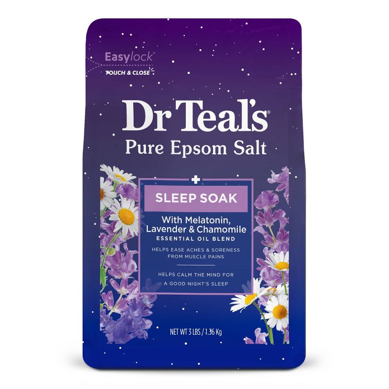 Dr Teal's Melatonin Sleep Pure Epsom Bath Salt, 1 of 13