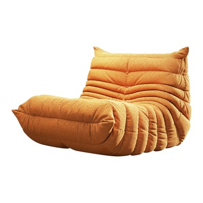 SYFERLORY Soft Beanbag Chair - Memory Foam Floor Sofa for Living Room, Bedroom or Office - Single Seat Lounger with Removable Cover