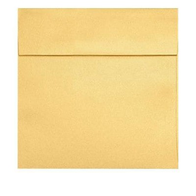 LUX 7 x 7 Square Envelopes Gold Metallic 8545-07-50