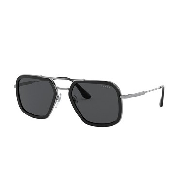 Prada Pr 57xs M4y5s0 Unisex Square Sunglasses Black 54mm : Target