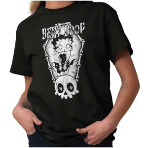 Women's Betty Boop Undead Zombie Graphic T Shirt Tees Brisco Brands - 1 of 4