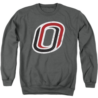 University of Nebraska at Omaha Official Distressed Primary Adult Crewneck Sweatshirt