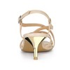 Allegra K Women's Slingback Strappy Kitten Buckle Stiletto Heel Sandals - 4 of 4