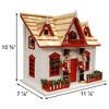 Home Bazaar 11" LED Lite Nutcracker Bird House White - 3 of 4