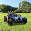 24V Kids Electric UTV, Kids Ride-on Toy Vehicle, 130W Powerful Electric Vehicle with Remote Control, LED Lights, Shock Absorber, Music - 3 of 4