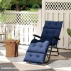 Outsunny Patio Lounge Chair Cushion, Tufted Thick Outdoor Chaise Lounge Cushion with Ties for Lawn Pool Deck, 74.8" x 22" x 4" - 2 of 4