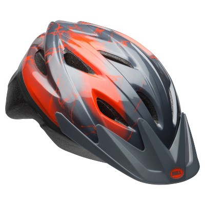 orange kids bike helmet