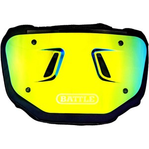 Battle Sports Prism Chrome Protective Football Back Plate - Gold/Blue - 1 of 1