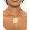 Statement Swirl Pendant 18k Gold Plated Choker - Ettika - 4 of 4