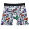 Marvel Mens' 2 Pack Vintage Superhero Comic Boxers Underwear Boxer Briefs Multicolored - 3 of 4