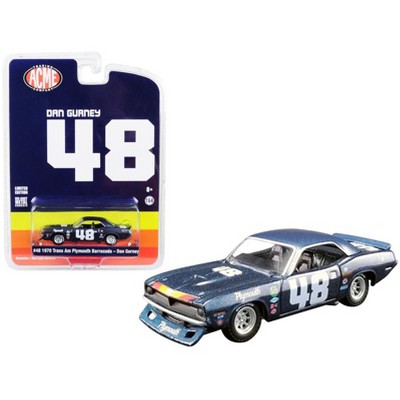 1970 Plymouth Barracuda Trans Am #48 Dan Gurney "ACME Exclusive" 1/64 Diecast Model Car by Greenlight for ACME