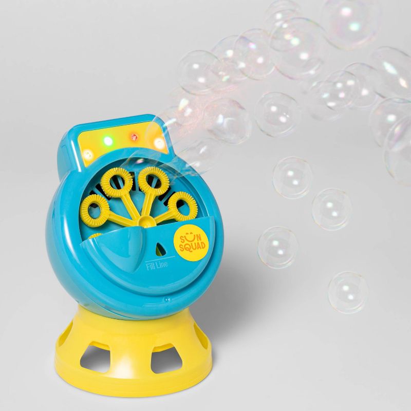 Light-Up Bubble Machine Blue/Yellow - Sun Squad&#8482;, 3 of 10