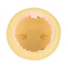 CTM Girl's Smiling Kitty Face Straw Sun Hat - 4 of 4