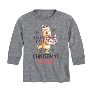 Boys' - Winnie the Pooh - Full of Christmas Cheer Long Sleeve Graphic T-Shirt - 1 of 4