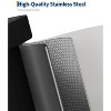 16 Gallon / 60 Liter Metal Trash Can with Soft Close Lid, Rust Proof Garbage Can for Kitchen, Step-on Trash Bin with Liner Rim, Rear Handle - 2 of 4