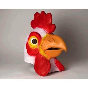 Forum Novelties Deluxe Chicken Animal Adult Latex Costume Mask - 1 of 1