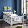 Twin Bed with Trundle, Platform Bed Frame with Headboard and Footboard, for Bedroom Small Living Space,No Box Spring Needed - 3 of 4