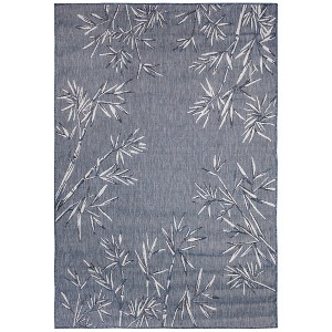 Liora Manne Carmel  Indoor/Outdoor Rug  Navy.. - 1 of 4