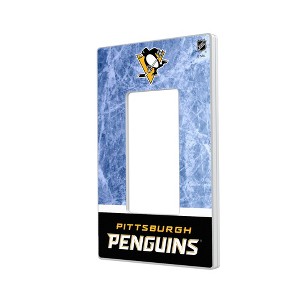 NHL Eastern Conference Teams Ice Wordmark Hidden-Screw Light Switch Plate for Single Rocker - 1 of 4