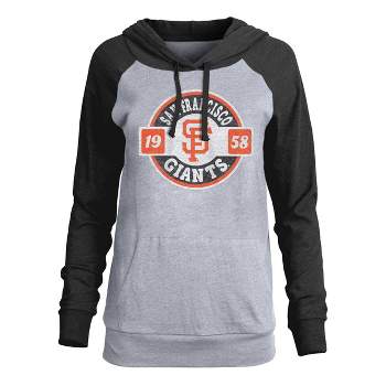 MLB San Francisco Giants Women's Lightweight Bi-Blend Hooded T-Shirt