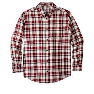 KingSize Men's Big & Tall Liberty Blues by KingSize Flannel Shirt - 1 of 4
