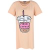 Not Tired Women's  Iced Coffee Short Sleeve Night Shirt - 4 of 4