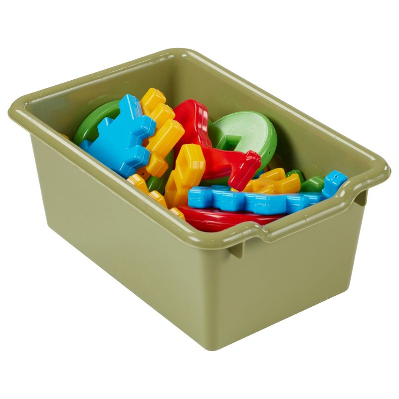 ECR4Kids Storage Bins with Scoop Front Handles - Cubby Compatible - 10-Pack, 4 of 10