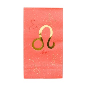 Jollity & Co. - Zodiac Leo Guest Napkins - Pack of 16 Paper Napkins - 1 of 3