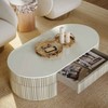 TOV Furniture Bella Large Storage Coffee Table in Cream - 2 of 4