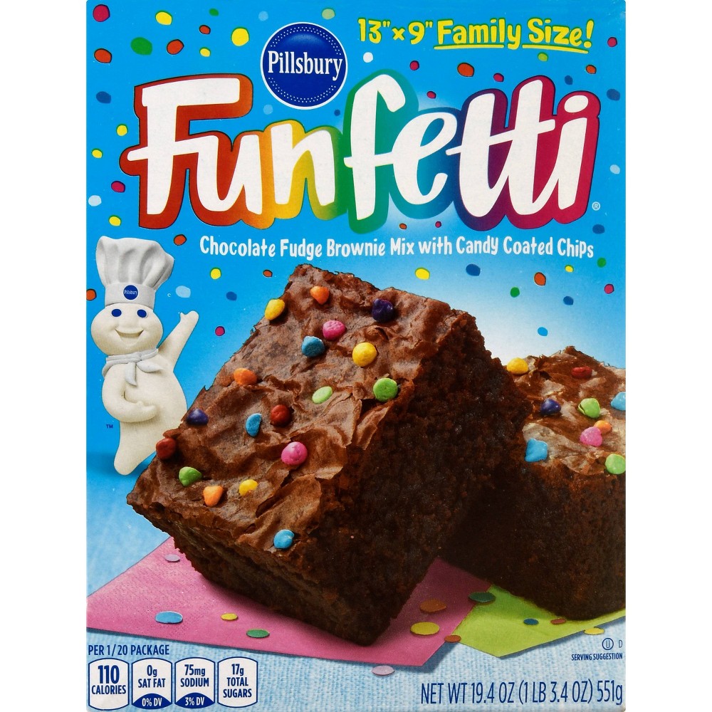 UPC 051500002858 product image for Pillsbury Funfetti Chocolate Fudge Brownie Mix - 19.4oz | upcitemdb.com