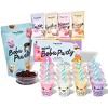 Thoughtfully, Mini Boba Pearl Milk Tea Party Set, Makes 16 Tasting Portions of Bubble Tea, Includes 4 Flavors, Cups, Lids, Straws, & Stickers - 2 of 4