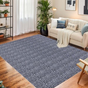 Nasitip Washable Rug,Low-Pile Foldable Carpet,Mid-Century Non-Shedding,Floor Cover for Living Room Dining Room Bedroom Office - 1 of 4