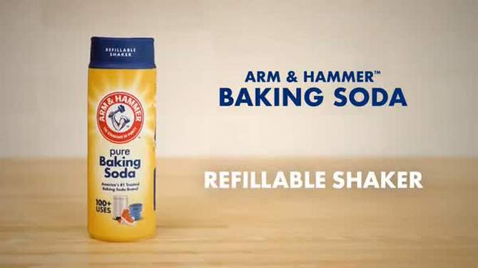 Arm &#38; Hammer Baking Soda Shaker Air Freshener - 12oz, 2 of 15, play video
