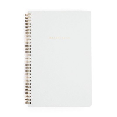 Church Notes 75 Sheet College Ruled Spiral Notebook Dove Gray : Target