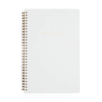 Church Notes 75 Sheet College Ruled Spiral Notebook Dove Gray