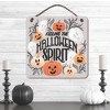 Courtside Market Halloween Spirit II 12x12 Hanging Artboard with Twine - 2 of 2