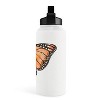 Avenie Monarch Butterfly Orange Water Bottle - Society6 - 3 of 4