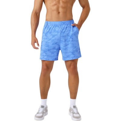 Anna-Kaci Active Men's Printed Athletic Shorts with Elastic Waistband and Side Pockets