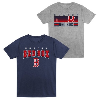 MLB Boston Red Sox Toddler Boys' 2pk Gray T-Shirt