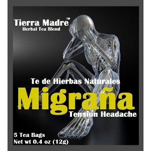 Tierra Madre Te Migrana Migraine Tradiconal Herbal Support - 10 Pack of 5 tea Bags / 0.2 Ounces - Migraa - 1 of 1