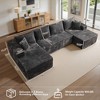 XIZZI Plush Sofa Sets with Pure Sponge Comfort, Ultra Supportive No Assembly Required Sectional Couch, High-Density Sponge for Lasting Relaxation - 2 of 4