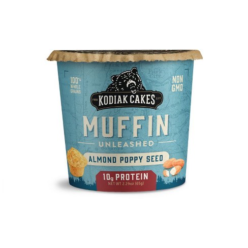 Kodiak Almond Poppy Seed Muffin Cup 2 24oz Target