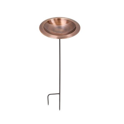 3" Classic II Birdbath with Stake Antique Copper - Achla Designs