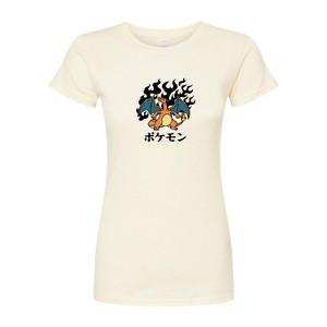 Women's - Pokémon - Charizard Flash Fire Fitted Graphic T-Shirt - 1 of 3