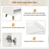 Sleek and Contemporary Shoe Cabinet with Adjustable Shelves, Minimalist Home Organizer with Solid Wood Legs, Storage Sideboard for Entryway - 2 of 4