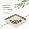 Spode Woodland 12" Square Chip and Dip - Turkey Centerpiece Serving Dish, Fine Porcelain Holiday Serveware - Dishwasher, Microwave Safe - 4 of 4
