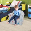 Infans Kids Sofa Toddler Upholstered Armrest Chair w/Solid Wooden Frame Gray - 2 of 4