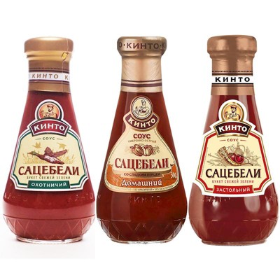 Kinto Sazebeli Home style Georgian Sauce 300g - Authentic Homemade Tomato Sauce With Fresh Ingredients - Delicious Pasta Sauc
